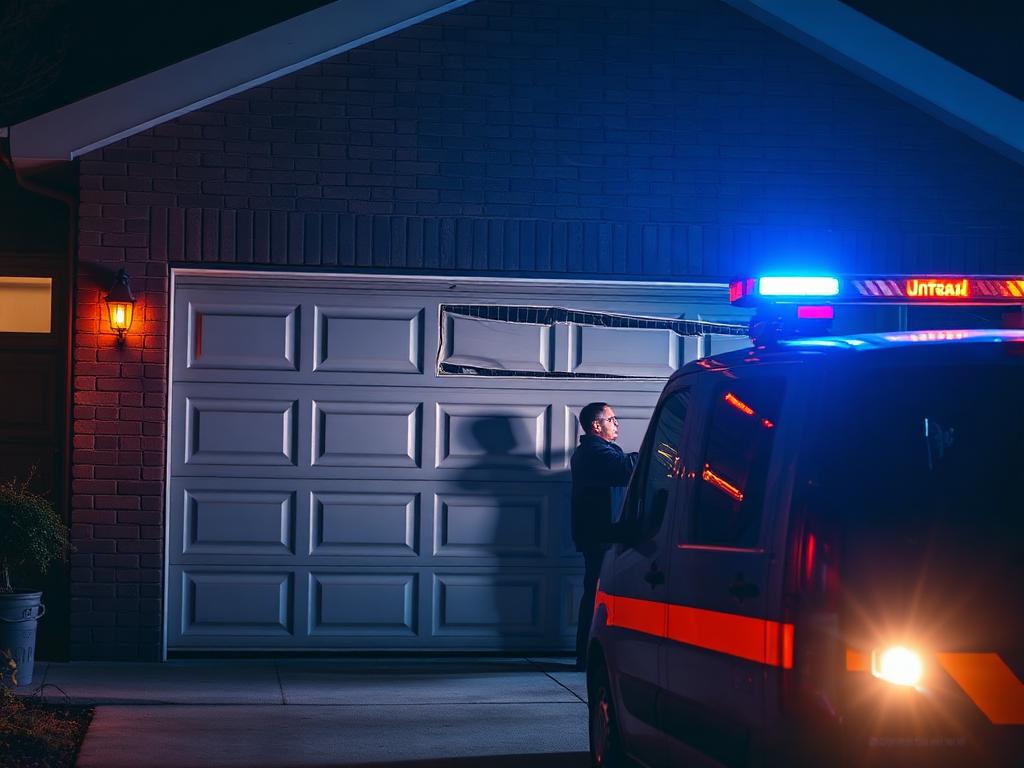 Professional garage door emergency service
